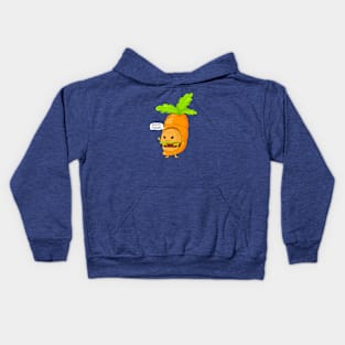 Healthy food and humor Kids Hoodie